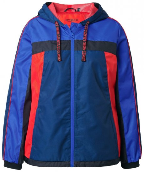 Ulla Popken 840094 Functioneel jack Donkerblauw - Jassen - Grote maten jassen voor dames