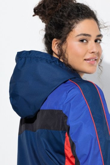 Ulla Popken 840094 Functioneel jack Donkerblauw - Jassen - Grote maten jassen voor dames