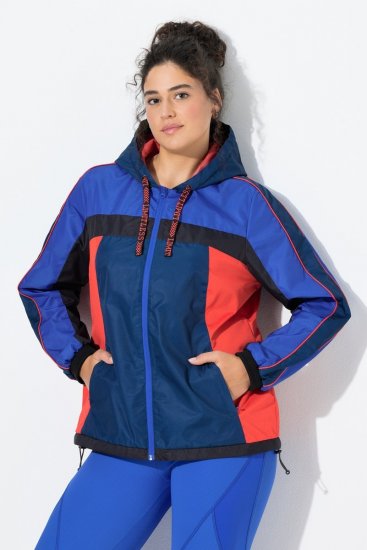 Ulla Popken 840094 Functioneel jack Donkerblauw - Jassen - Grote maten jassen voor dames