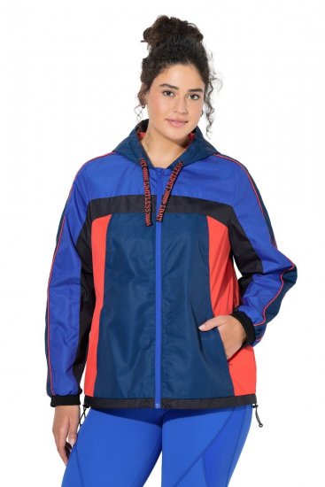 Ulla Popken 840094 Functioneel jack Donkerblauw - Jassen - Grote maten jassen voor dames
