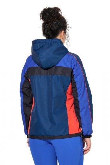 Ulla Popken 840094 Functioneel jack Donkerblauw - Jassen - Grote maten jassen voor dames