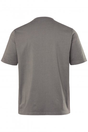 JP1880 Beer King Design Vintage Looking T-Shirt Gray - T-shirts - Grote Maten T-shirts Heren