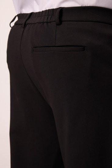 Men+ 207 Bilbao Flexlastic Jersey chino Zwart - Pakken - Grote Maten Kostuum Heren