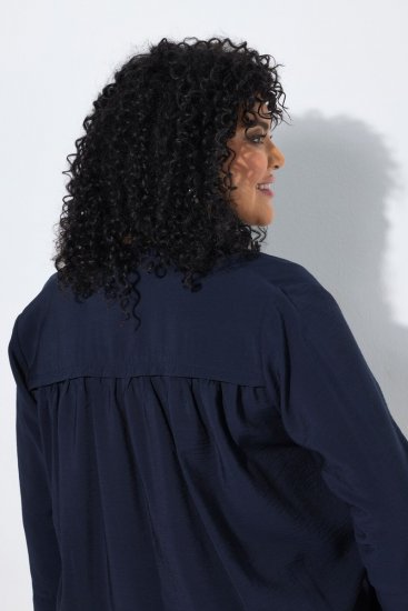 Ulla Popken 840210 Vest Donkerblauw - Vesten - Dames vesten in grote maten