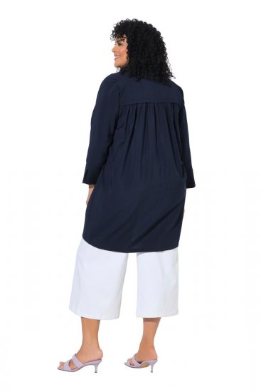 Ulla Popken 840210 Vest Donkerblauw - Vesten - Dames vesten in grote maten