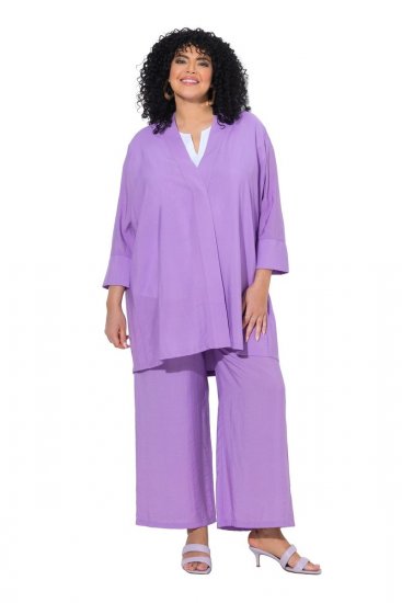 Ulla Popken 840210 Vest Lila - Vesten - Dames vesten in grote maten