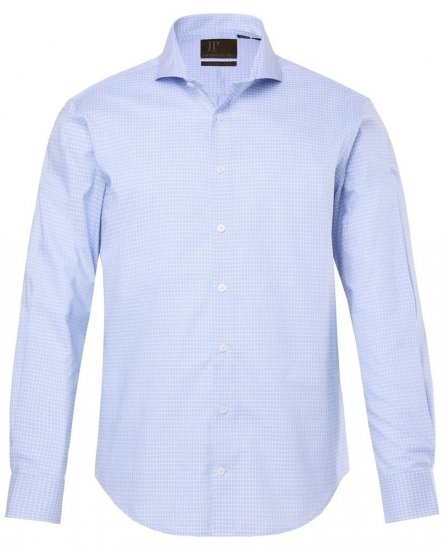 JP1880 Business Shirt Long Sleeve Ice Blue - Hemden - Overhemden Grote Maten Heren