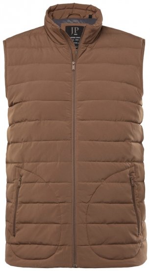 JP1880 840619 Licht gewatteerde bodywarmer Grijsbruin - Jassen - Grote Maten Herenjassen