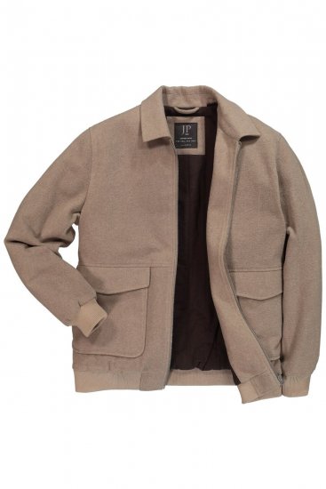 JP1880 Blouson Jacket Lightweight and Warm Brown - Jassen - Grote Maten Herenjassen