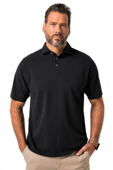 JP1880 Polo Shirt Pique Vintage Black - Polo shirts - Grote Maten Poloshirts Heren