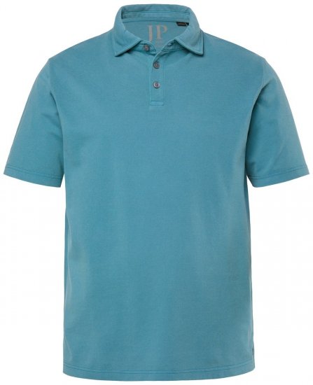 JP1880 Polo Shirt Short Sleeve Pique VIntage Teal - Polo shirts - Grote Maten Poloshirts Heren