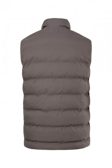 JP1880 841361 Lasergewatteerde bodywarmer Mokkabruin - Jassen - Grote Maten Herenjassen