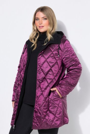 Ulla Popken 841398 Jas Zwart - Jassen - Grote maten dames jassen
