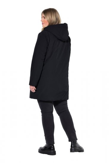 Ulla Popken 841398 Jas Zwart - Jassen - Grote maten dames jassen