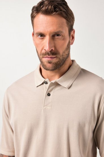 JP1880 Polo Shirt Short Sleeve Pique Dark Dusty Pink - Polo shirts - Grote Maten Poloshirts Heren
