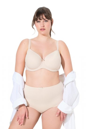 Ulla Popken 842435 Slips met hoge taille 3-pack Beige - Slips - 