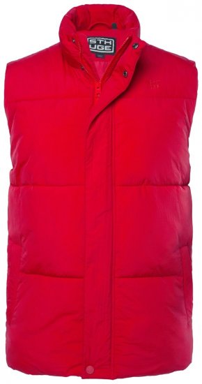 STHUGE 842684 Gewatteerde bodywarmer Rood - Jassen - Grote Maten Herenjassen