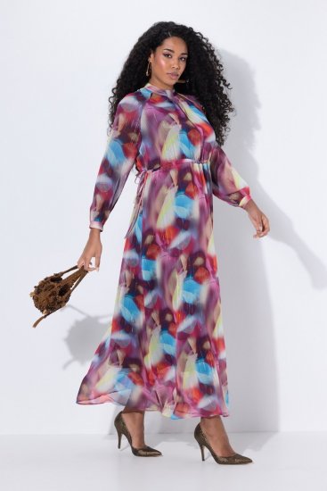 Ulla Popken 842719 Avondjurk Zwart - Avondjurken - Grote maten avondkleding