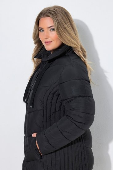 Ulla Popken 842877 Functioneel jack Zwart - Jassen - Grote maten jassen voor dames