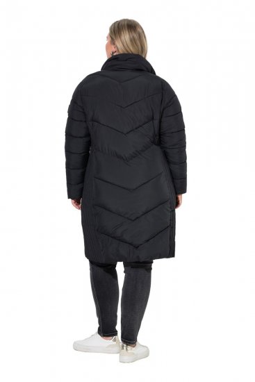 Ulla Popken 842877 Functioneel jack Zwart - Jassen - Grote maten jassen voor dames