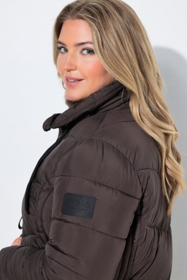 Ulla Popken 842877 Functioneel jack Donkergroen - Jassen - Grote maten jassen voor dames