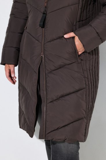 Ulla Popken 842877 Functioneel jack Donkergroen - Jassen - Grote maten jassen voor dames