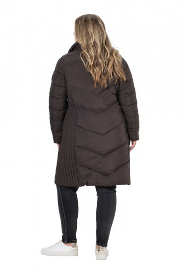 Ulla Popken 842877 Functioneel jack Donkergroen - Jassen - Grote maten jassen voor dames