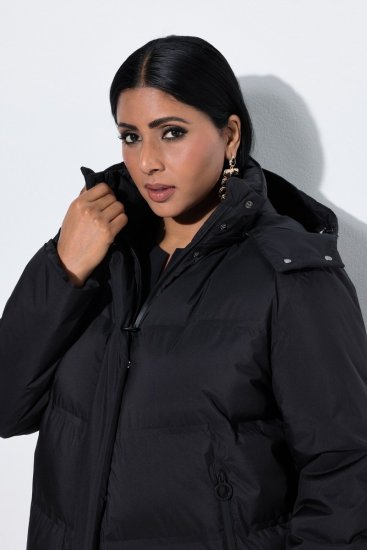 Ulla Popken SYMPATEX Triple Function Coat Black - Jassen - Grote maten dames jassen