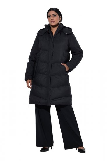 Ulla Popken SYMPATEX Triple Function Coat Black - Jassen - Grote maten dames jassen