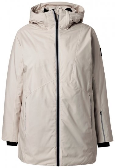 Ulla Popken 844034 Functioneel jack Champagne - Jassen - Grote maten jassen voor dames