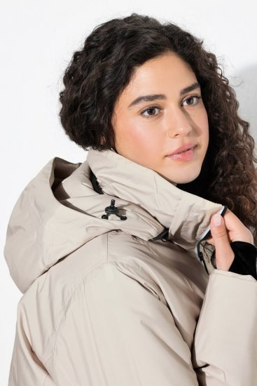 Ulla Popken 844034 Functioneel jack Champagne - Jassen - Grote maten jassen voor dames