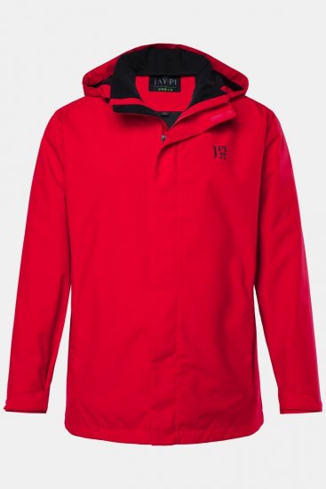 Jay-Pi 844210 Regenjas met opvouwbare capuchon Salsarood - Jassen - Grote Maten Herenjassen