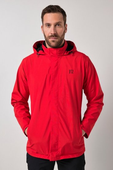 Jay-Pi 844210 Regenjas met opvouwbare capuchon Salsarood - Jassen - Grote Maten Herenjassen
