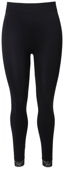 Ulla Popken 844563 Panty legging Zwart - Panty's & sokken - 