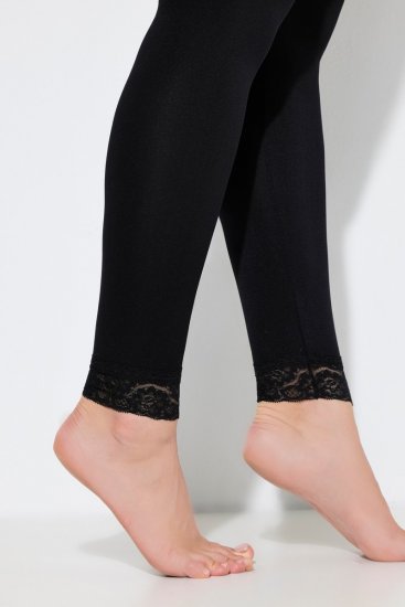 Ulla Popken 844563 Panty legging Zwart - Panty's & sokken - 