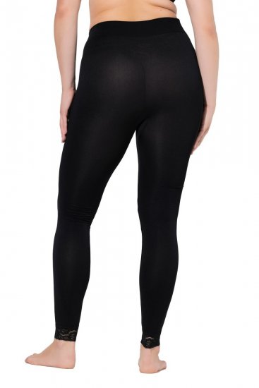 Ulla Popken 844563 Panty legging Zwart - Panty's & sokken - 