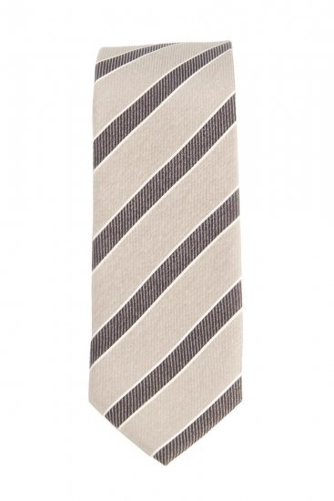 JP1880 Silk Tie Extra Long with Stripes - Stropdassen en vlinderdassen - 