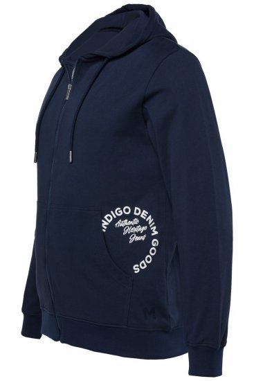 Men+ 957 Hoodie met rits Donkerblauw - Sweaters & hoodies - Sweaters & Hoodies Grote Maten Heren
