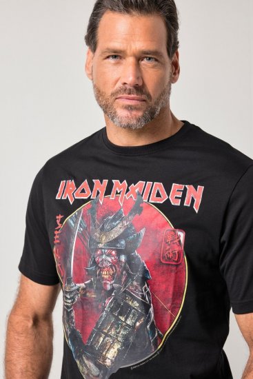 JP1880 845106 Iron Maiden Senjutsu T-shirt Zwart - Band T-shirts - Band t-shirts vanaf 2XL