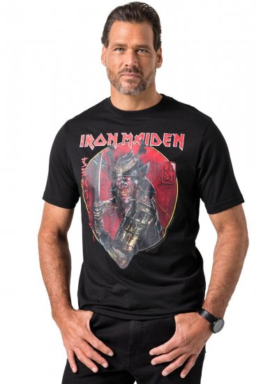 JP1880 845106 Iron Maiden Senjutsu T-shirt Zwart - Band T-shirts - Band t-shirts vanaf 2XL