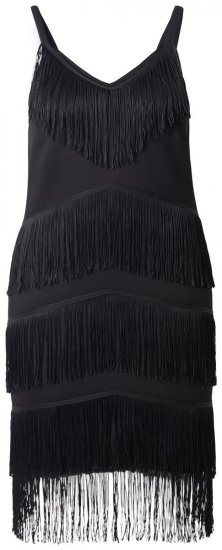Ulla Popken 845152 Mouwloze jurk Zwart - Avondjurken - Grote maten avondkleding