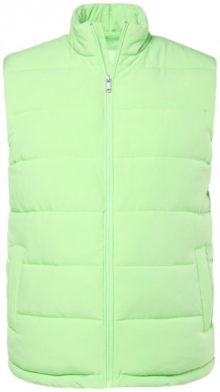 JP1880 845455 Gewatteerde stretch bodywarmer Pistachegroen - Jassen - Grote Maten Herenjassen