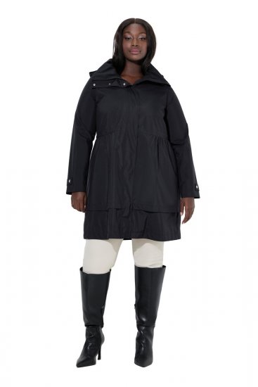 Ulla Popken SYMPATEX Triple Function Jacket Black - Jassen - Grote maten jassen voor dames