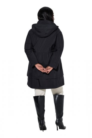 Ulla Popken SYMPATEX Triple Function Jacket Black - Jassen - Grote maten jassen voor dames