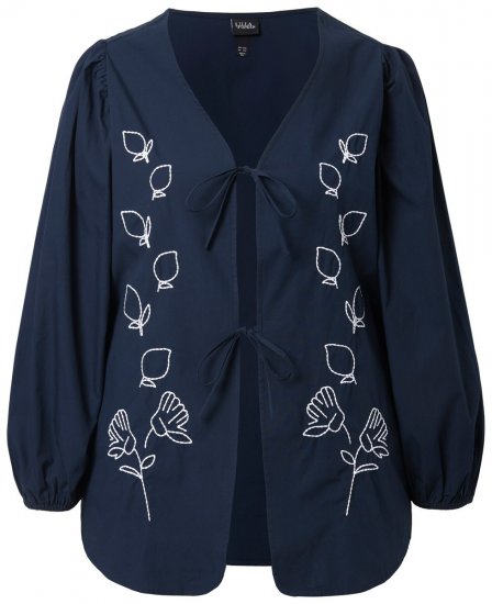 Ulla Popken 846197 Jasje Donkerblauw - Jassen - Grote maten jassen voor dames