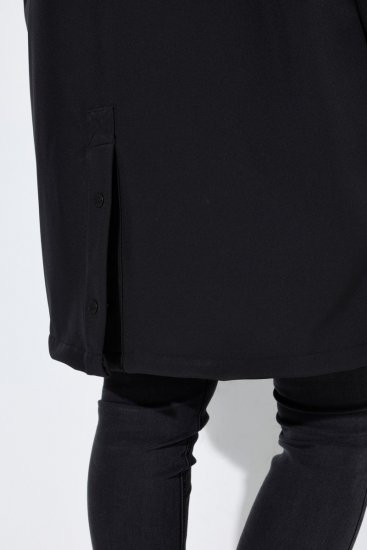Ulla Popken 846278 Softshell jas Zwart - Jassen - Grote maten dames jassen