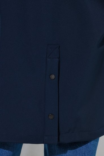 Ulla Popken 846278 Softshell jas Donkerblauw - Jassen - Grote maten dames jassen
