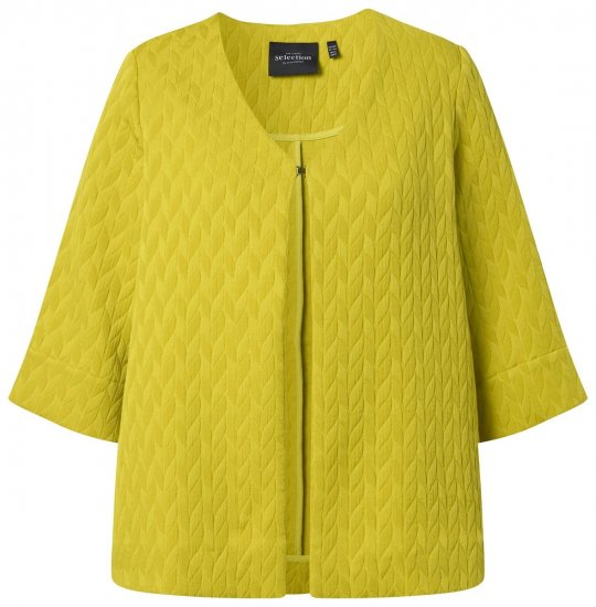 Ulla Popken 846339 Jasje Olijfgroen - Jassen - Grote maten jassen voor dames