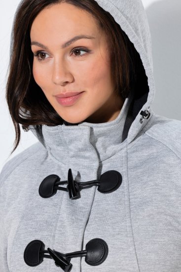 Ulla Popken 846744 Softshell jack Grijs gemêleerd - Jassen - Grote maten jassen voor dames