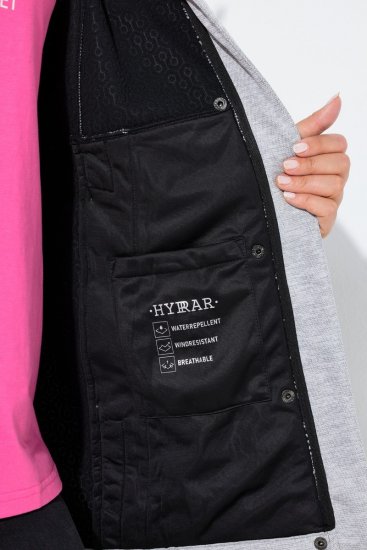 Ulla Popken 846744 Softshell jack Grijs gemêleerd - Jassen - Grote maten jassen voor dames